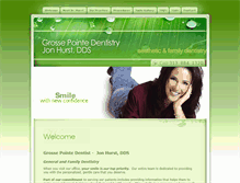 Tablet Screenshot of grossepointedentistry.com